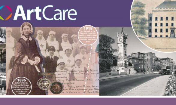 Montage image showing Florence Nightingale and Salisbury Infirmary