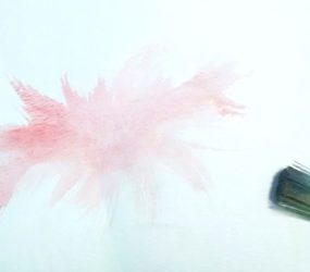 pale red petal shapes