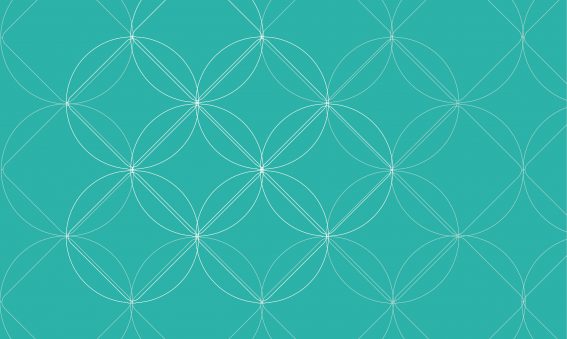 abstract design using ArtCare logo outline