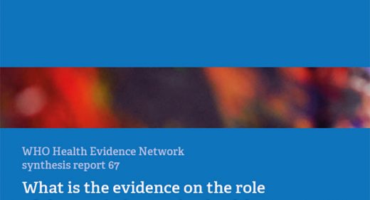 Cover image of WHO report