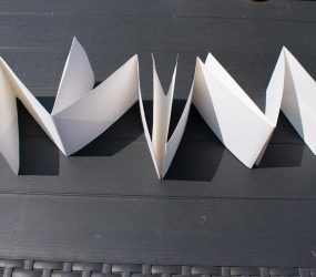folding to form the pages