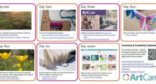 thumbnail images of creative calendar activities