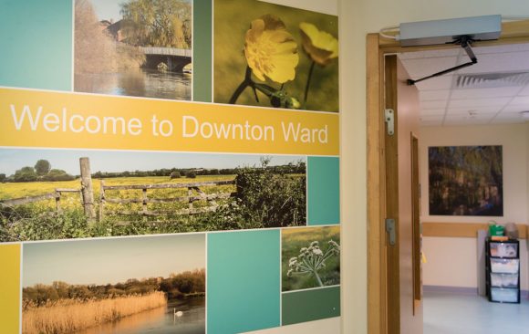 welcome artwork - photo montage of local landmarks